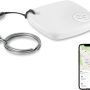 Bluetooth Tracker and Item Locator: Key Finder, Smart tag Item Finder Works with Apple Find My(only iOS Compatible),1 Year Replaceable Battery, Smart Tracker for Keys Bags Wallets Pet (White-3pack) - Image 1