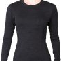 MERIWOOL Womens Base Layer 100% Merino Wool Midweight Long Sleeve Thermal Shirt - Image 1