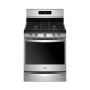 Whirlpool - 30 in. Wide 5 burners 5.8 cu. ft. Freestanding Gas Convection Range with Self-Cleaning - Stainless Steel - Image 1