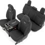 Rough Country Front Neoprene Seat Covers for Chevy Silverado/GMC Sierra 1500 (2019-2024) - UV & Water Resistant Silverado Seat Covers, Foam Padded Seat Covers for Trucks - Front Truck Seat Covers - Image 1