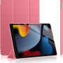 Soke Case for iPad 9th Generation 2021/ iPad 8th Generation 2020/ iPad 7th Gen 2019, [Slim Trifold Stand + Auto Wake/Sleep], Premium Protective Hard PC Back Cover for iPad 10.2 Inch (Wine Red) - Image 1