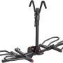 KYX Bike Rack for Car Hitch Mount for 2 Bikes Up to 160LBS Load, E-Bike Platform Rack Quick Tilt Release, Foldable, Anti-Wobble and Double Lock System Bicycle Car Rack for 2'' Receiver, SUV, RV - Image 1