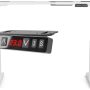 Direction Desk Height Adjustable Standup Desk Frame Only w/Electric Dual Motor, Durable Silver Standing Desk Frame for Sit Stand Rising Desk - Image 1