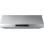 Samsung - 30 inches - Externally Vented & Recirculating - Under cabinet Range Hood - Stainless Steel - Image 1