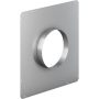 6" Round Front Plate for Select Thermador Downdraft Range Hoods - Silver - Image 1