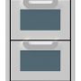 Hestan - AGDR Series 16" Outdoor Double Storage Drawers - Pacific Fog - Image 1