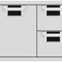 Hestan - Aspire AESDR Series 30" Double Drawer and Storage Door Combination - Stealth - Image 1