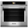 KitchenAid - Smart Oven+ 30" Built-In Single Electric Convection Wall Oven - Stainless Steel - Image 1