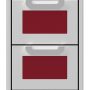Hestan - AGDR Series 16" Outdoor Double Storage Drawers - Tin Roof - Image 1