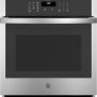 GE - 27" Smart Built-In Single Electric Wall Oven with Self-Clean, Steam Clean, and Heavy-Duty Racks - Stainless Steel - Image 1