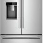 JennAir - 36 in. Wide RISE 23.8 Cu. Ft. French Door Counter-Depth Refrigerator - Stainless Steel - Image 1