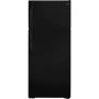 GE - 28 in. Wide 17.5 Cu. Ft. Top-Freezer Refrigerator with LED Interior Lighting - Black - Image 1
