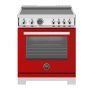 Bertazzoni - 30" Professional Series range - Electric self clean oven - 4 induction zones - Red - Image 1