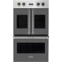 Viking - Professional 7 Series 30" Built-In Double Electric Convection Wall Oven - Damascus Gray - Image 1