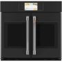 Café - Professional Series 30" Built-In Single Electric Convection Wall Oven, Customizable - Matte Black - Image 1