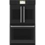 Café - Professional Series 30" Built-In Double Electric Convection Wall Oven, Customizable - Matte Black - Image 1