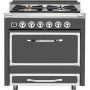 Viking - Tuscany 3.8 Cu. Ft. Freestanding Dual Fuel True Convection Range - Damascus Gray - Image 1