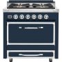 Viking - Tuscany 3.8 Cu. Ft. Freestanding Dual Fuel True Convection Range - Slate Blue - Image 1