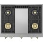 Monogram - 36" Built-In Gas Cooktop with 4 Burners and Professional Versatile Burner Configuration - Stainless Steel - Image 1
