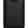 GE - 24" Front Control Built-In Plastic Tub Dishwasher with Steam + Sanitization and 55 dBA - Black - Image 1