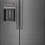 Frigidaire - Gallery 36 in. Wide 22.3 Cu. Ft. Side-by-Side Counter-Depth Refrigerator - Black Stainless Steel - Image 1