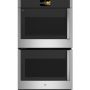 GE Profile - 30" Built-In Double Electric Convection Wall Oven with Left-Hand Side-Swing Door - Stainless Steel - Image 1