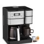 Cuisinart - Coffee Center Grind & Brew Plus 12-Cup Coffee Maker with Carafe and Single Serve Brewer - Black Stainless Steel - Image 1