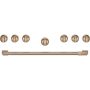 Café - Handle and Knob Set for 36" Pro Range and Rangetop - Brushed Bronze - Image 1