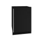 U-Line - 1 Class 5.7 cu. Ft Undercounter Solid Refrigerator with Convection Cooling System - Black - Image 1