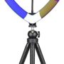 Sunpak - 10" Heart-Shaped Rainbow Vlogging Kit with Bluetooth Remote - Black - Image 1