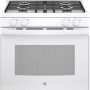 GE - 4.8 Cu. Ft. Freestanding Gas Range - White - Image 1