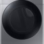 Samsung - 7.5 Cu. Ft. Stackable Smart Electric Dryer with Steam Sanitize+ - Platinum - Image 1