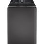 GE Profile - 5.3 Cu. Ft. High Efficiency Smart Top Load Washer with Smarter Wash Technology, Easier Reach & Direct Drive Motor - Diamond Gray - Image 1