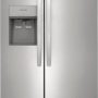 Frigidaire - 33 in. Wide 22.3 Cu. Ft. Side-by-Side Refrigerator - Stainless Steel - Image 1