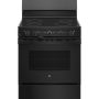 GE - 30 in. Wide 4 Elements 5.0 Cu. Ft. Freestanding Electric Radiant Smooth Cooktop Range - Black - Image 1