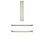 Refrigeration Handle Kit for Café - Brushed Brass - Image 1