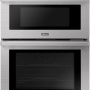 Dacor - Transitional 30" Built-In Electric Four-Part Pure Convection Combination Wall Oven with Microwave and Steam Assist - Silver Stainless Steel - Image 1