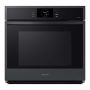 Samsung - 30" Built-In Single Electric Convection Wall Oven with Steam Cook - Matte Black - Image 1