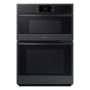 Samsung - 30" Built-In Electric Convection Combination Wall Oven with Microwave and Steam Cook - Matte Black - Image 1