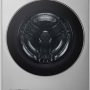 LG - 5.0 Cu. Ft. HE Smart Mega Capacity All-in-One Electric Washer/Dryer WashCombo with Steam and Ventless Inverter Heat Pump - Graphite Steel - Image 1