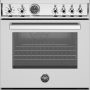 Bertazzoni - 30" Professional Series range - Electric self clean oven - 4 brass burners - Stainless Steel - Image 1