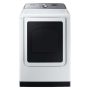 Samsung - Open Box 7.4 Cu. Ft. Smart Electric Dryer with Steam and Pet Care Dry - White - Image 1