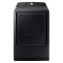 Samsung - Open Box 7.4 Cu. Ft. Smart Gas Dryer with Steam Sanitize+ - Black - Image 1