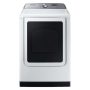 Samsung - Open Box 7.4 Cu. Ft. Smart Gas Dryer with Steam Sanitize+ - White - Image 1