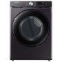 Samsung - Open Box 7.5 Cu. Ft. Stackable Smart Gas Dryer with Sensor Dry - Brushed Black - Image 1