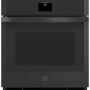GE - 27" Smart Built-In Single Electric Convection Wall Oven with Self-Clean, Steam Clean, and No Preheat Air Fry - Black - Image 1