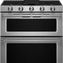 KitchenAid - 6.0 Cu. Ft. Self-Cleaning Free-Standing Double Oven Gas Convection Range - Stainless Steel - Image 1