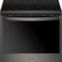 Whirlpool - 6.4 Cu. Ft. Freestanding Electric Convection Range with Self-Cleaning - Black Stainless Steel - Image 1