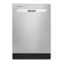 Whirlpool - 24" Top Control Built-In Stainless Steel Tub Dishwasher with Boost Cycle and 55 dBA - Stainless Steel - Image 1