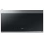 Samsung - OPEN BOX Bespoke 2.1 Cu. Ft. Over-the-Range Microwave with Sensor Cooking and Edge to Edge Glass Display - Stainless Steel - Image 1